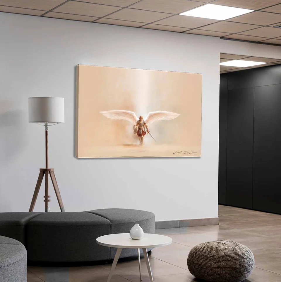 Quadro São Miguel Defensor Celestial - Coleção Minimalista — foto 8