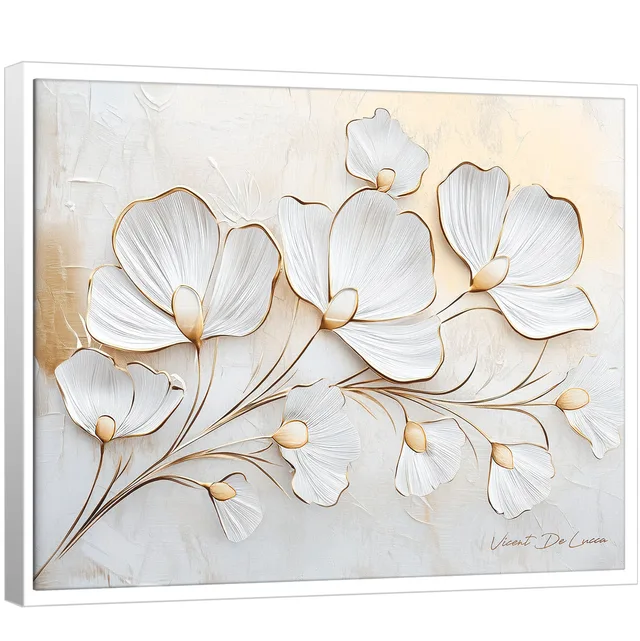 Quadro Flores Serenas - Quadros para Consultório | QuadrosDecorativos.com