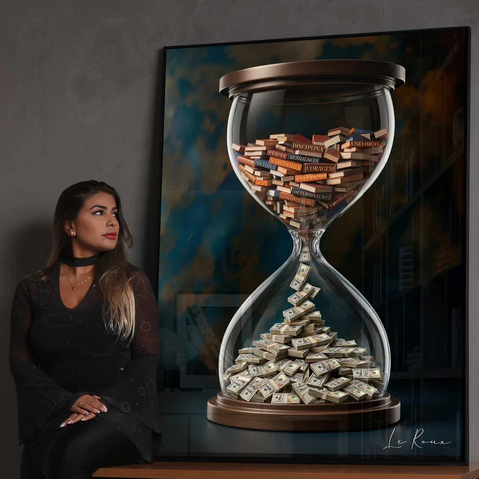 Quadro Conhecimento É Dinheiro — foto 2