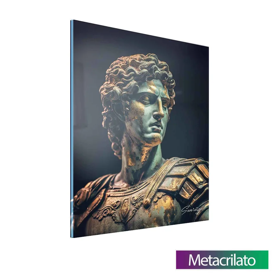 Quadro Alexandre, O Grande com acabamento em metacrilato