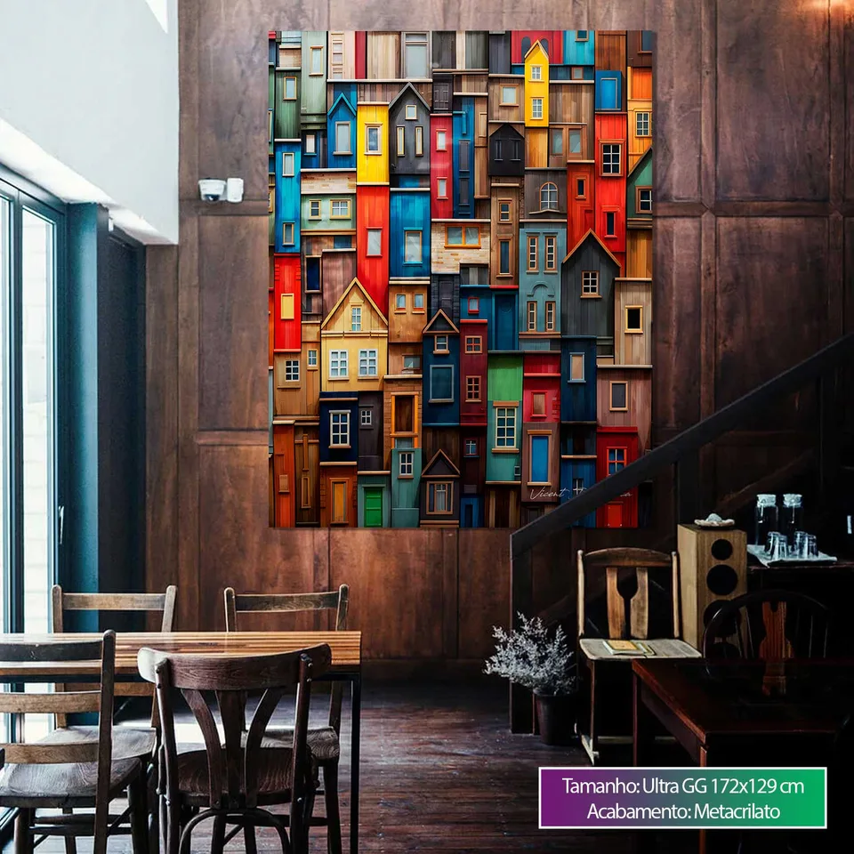 Quadro Arquitetura Amadeirada, de Vicent de Lucca — foto 2