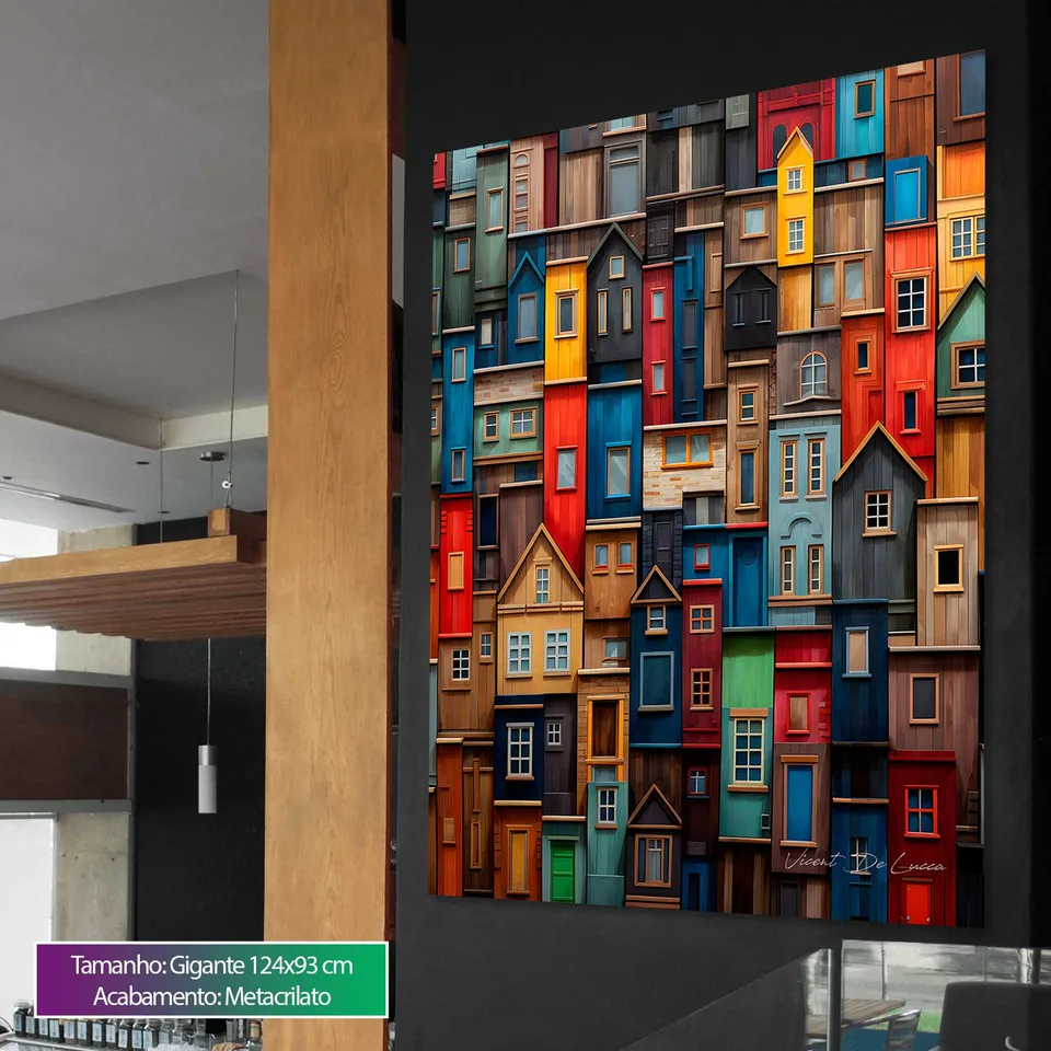 Quadro Arquitetura Amadeirada, de Vicent de Lucca — foto 3