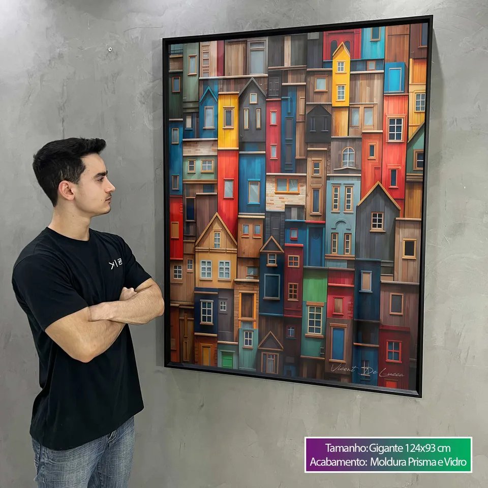 Quadro Arquitetura Amadeirada, de Vicent de Lucca — foto 4