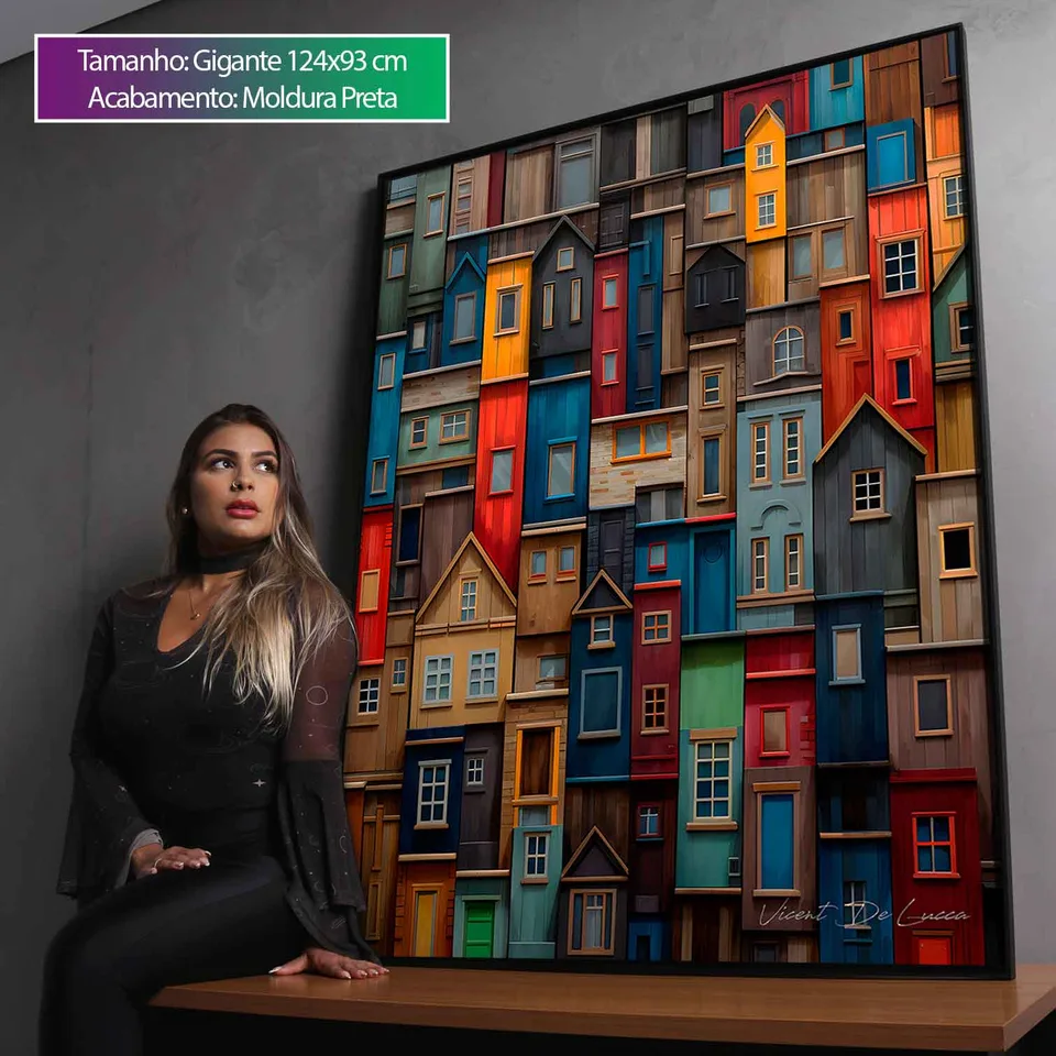 Quadro Arquitetura Amadeirada, de Vicent de Lucca — foto 6