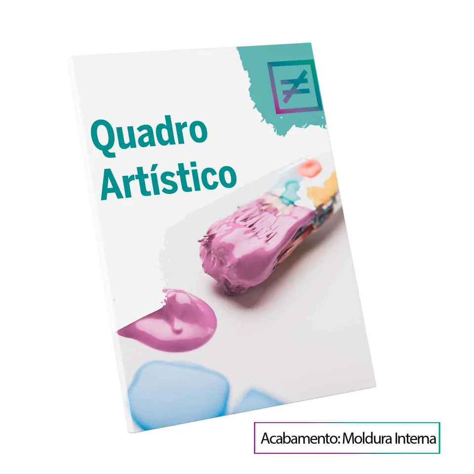 Quadro Artístico com moldura interna