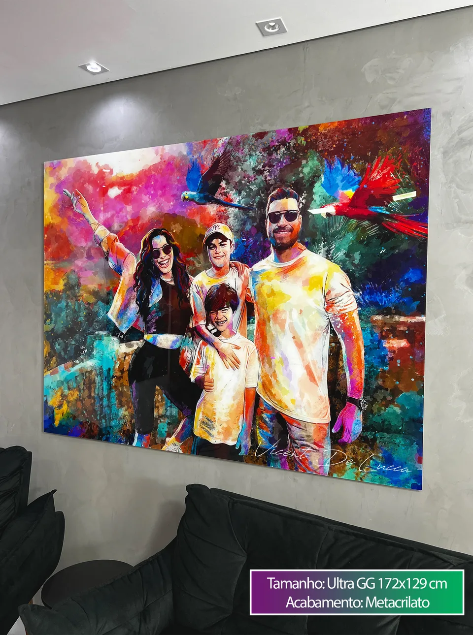 Masterpiece ChromoPintura - Quadro Juliana Paes, de Vicent de Lucca — foto 2