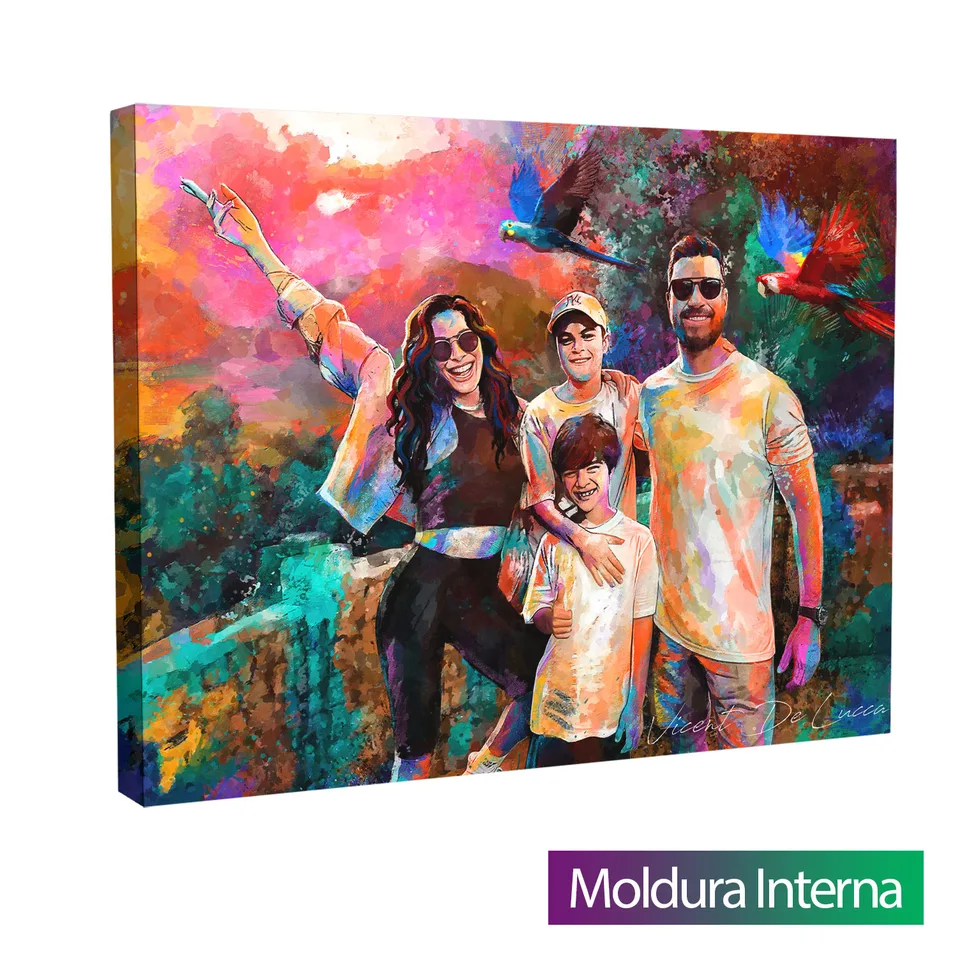 Masterpiece ChromoPintura - Quadro Juliana Paes com moldura interna