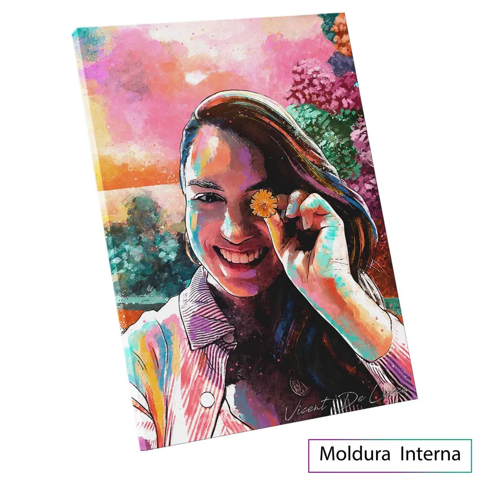 Masterpiece ChromoPintura - Quadro Juliana Paes, de Vicent de Lucca — foto 9