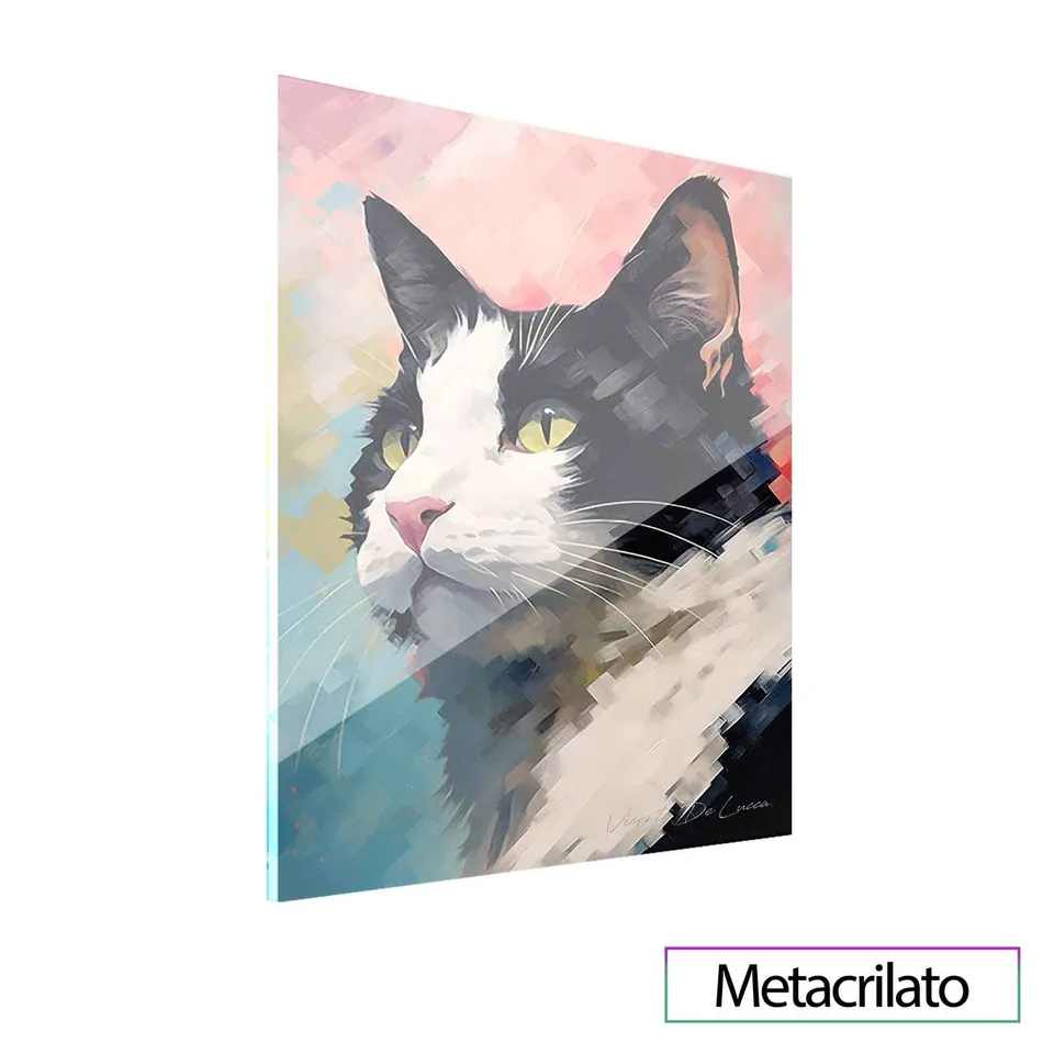 Masterpiece Pop Pet Art - Quadro Seu Animal com acabamento em metacrilato
