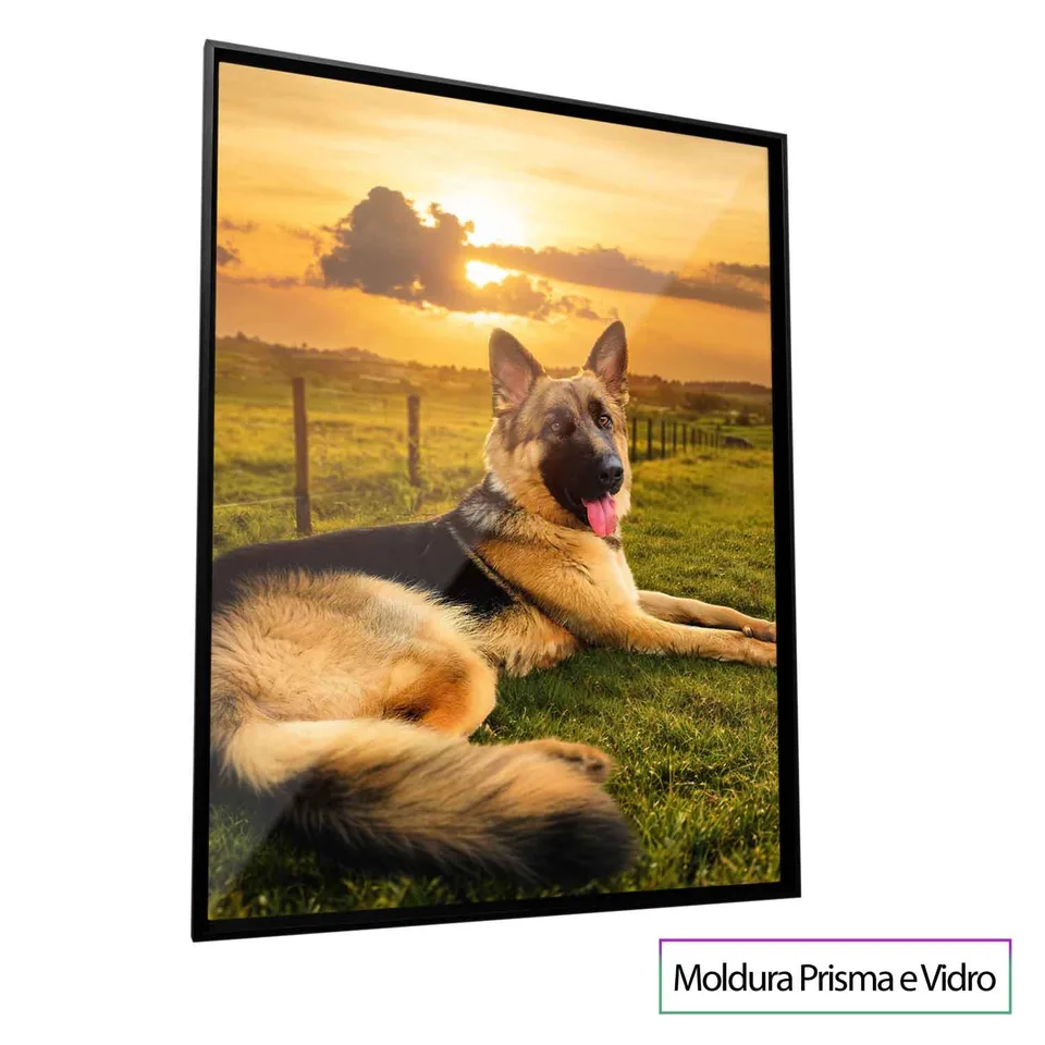 Masterpiece Pop Pet Art - Quadro Seu Animal com moldura Prisma e vidro (foto 13)