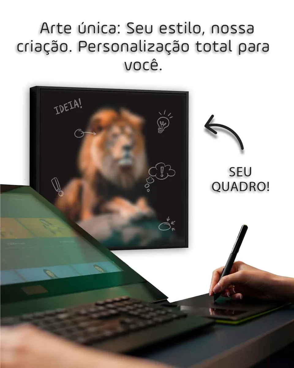 Quadro Artístico Quadrado
