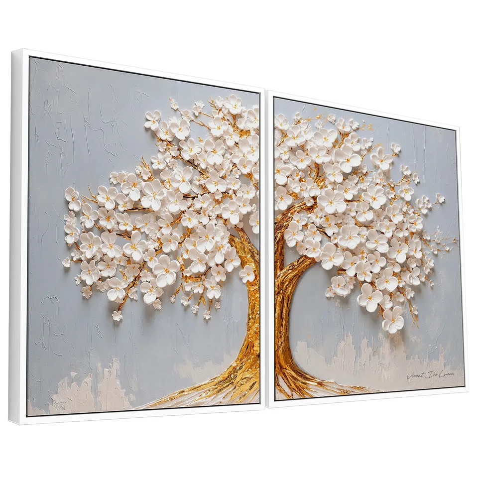 Quadro Árvore da paz 2 peças — foto 1