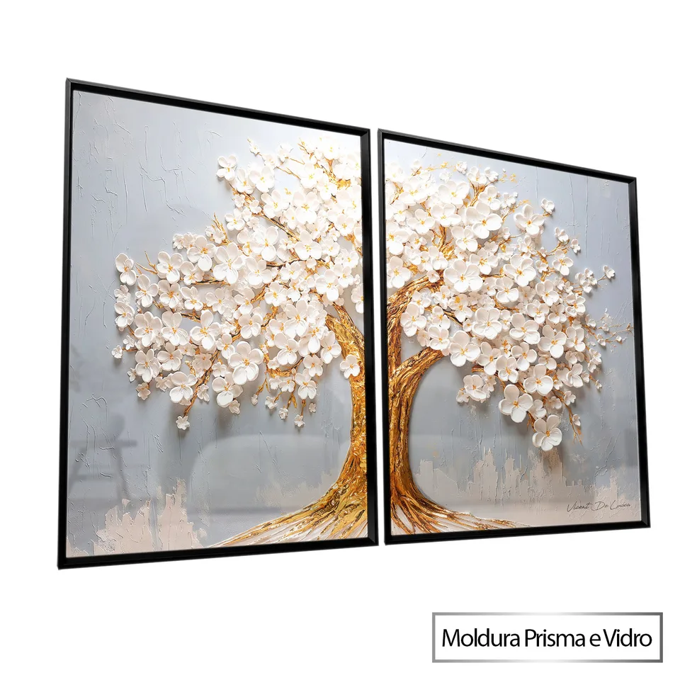 Quadro Árvore da paz 2 peças — foto 10