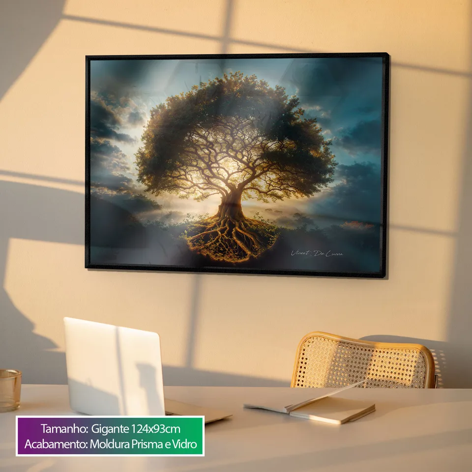 Quadro Árvore da Vida Abençoada, de Vicent de Lucca — foto 5