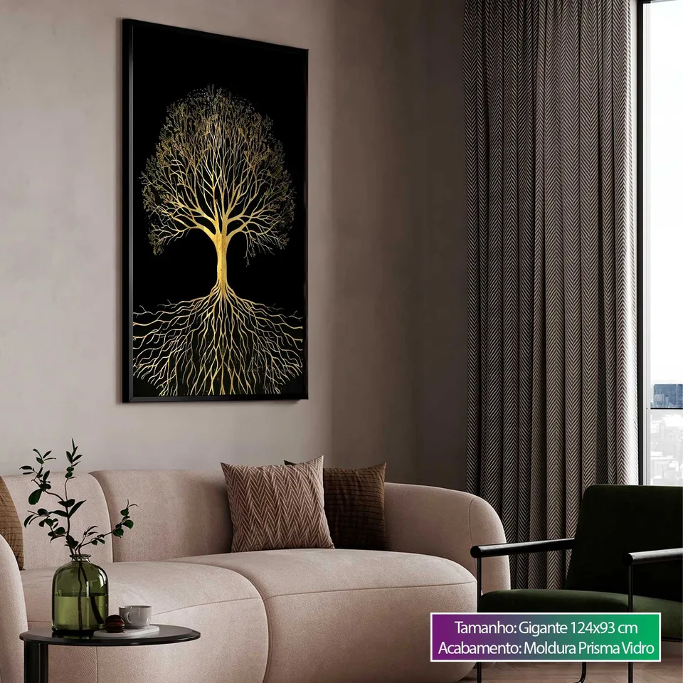 Quadro Árvore da Vida Radiante, de Vicent de Lucca — foto 3