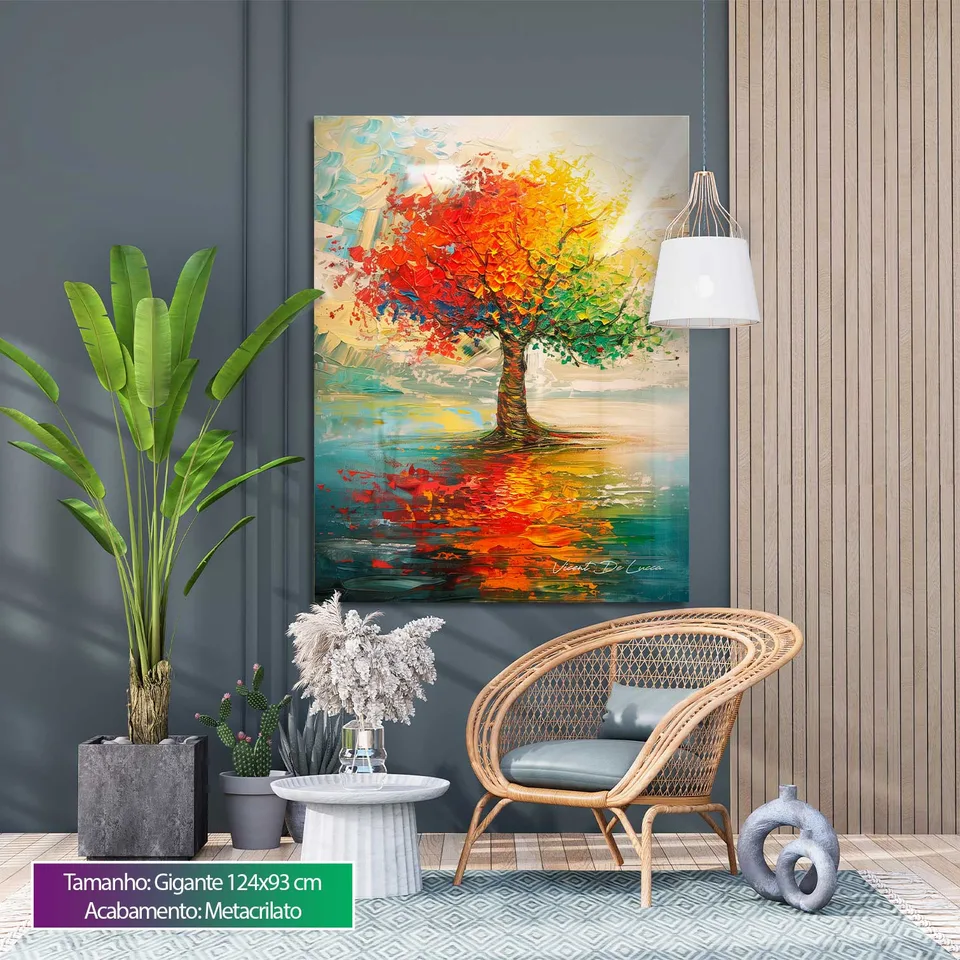 Quadro Árvore do Lago para escritório, de Vicent de Lucca — foto 5