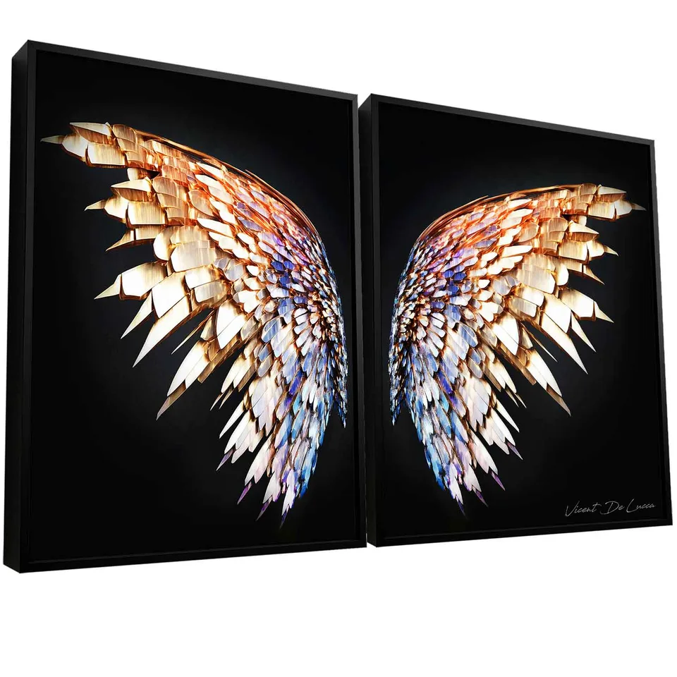 Quadro Asas Preciosas 2 Peças
