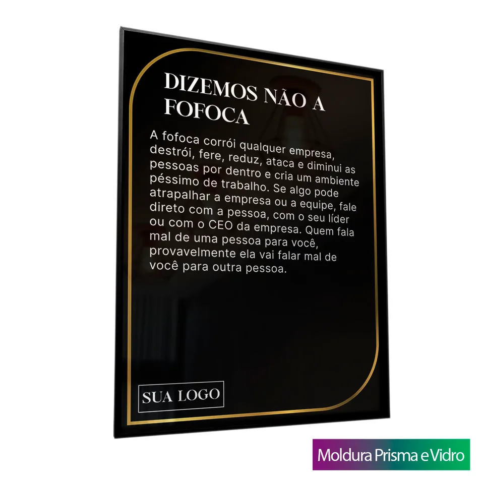 DIZEMOS NÃO A FOFOCA 2 – Mockup Mold Prisma