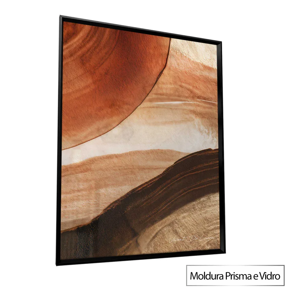 Quadro Abstrato Pinceladas de Terra — foto 11