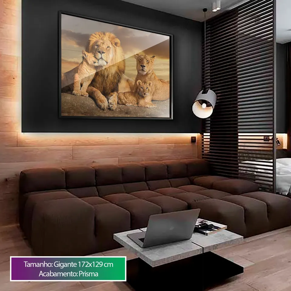 Quadro decorativo As Raízes do Leão