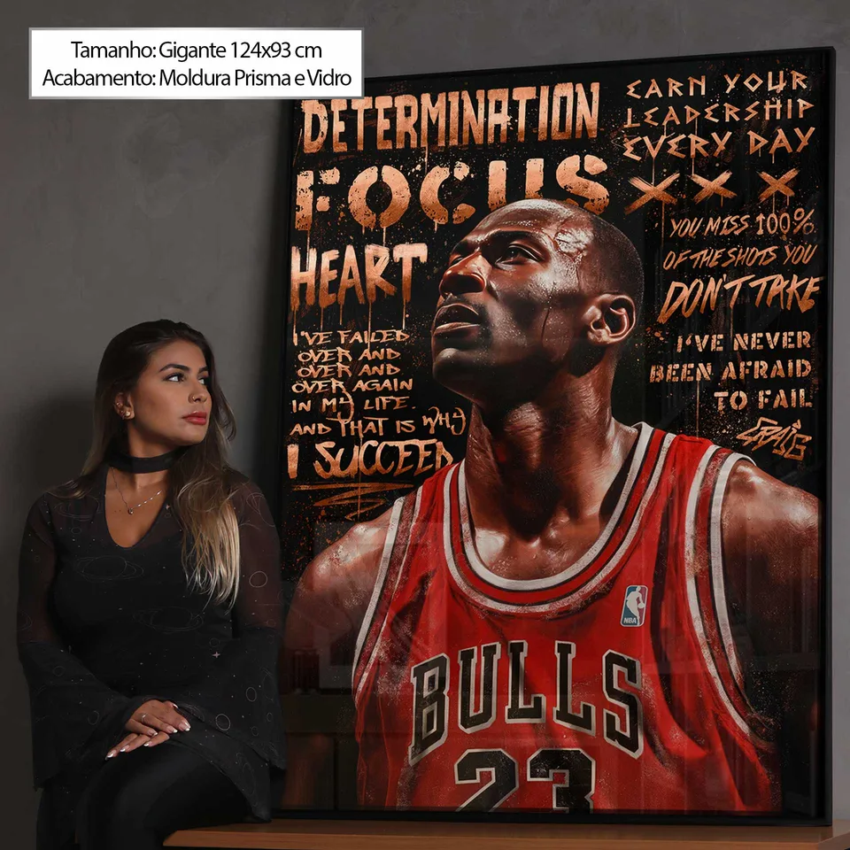 Quadro Michael Jordan Grafite CRAIG — foto 6