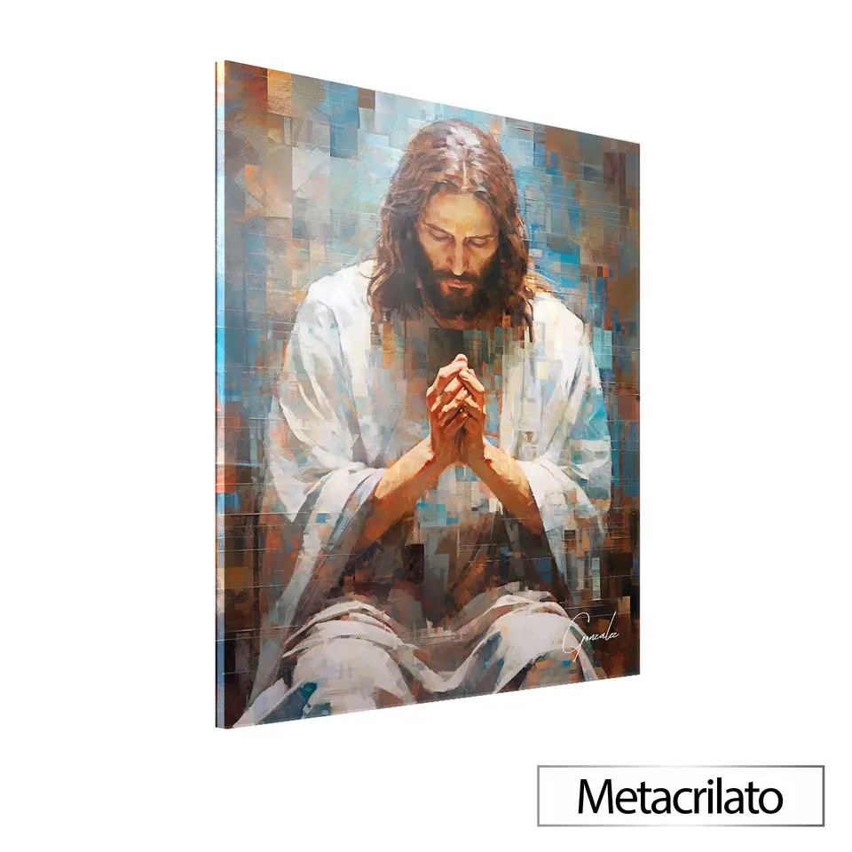 Quadro Jesus Grid Art
