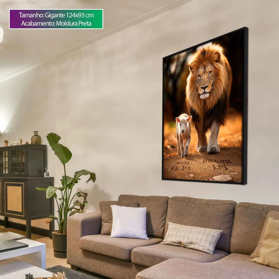 Quadro O Retorno do Leão de Judá — foto 13