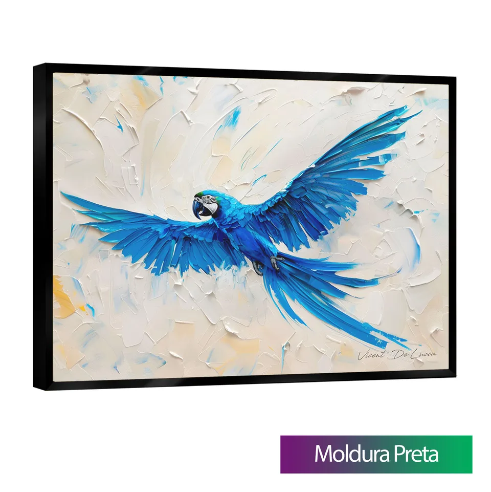 8954 Quadro Arara Azul (2)