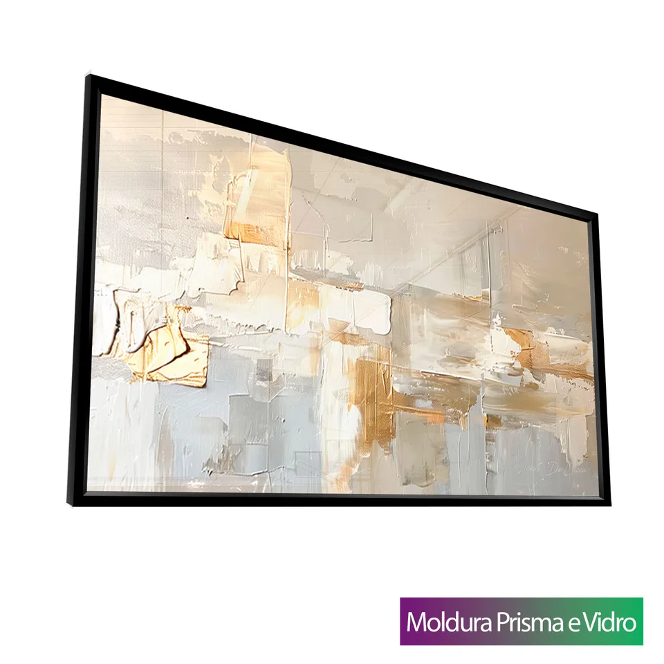 8939 Quadro Abstrato Serenidade Dourada (3)