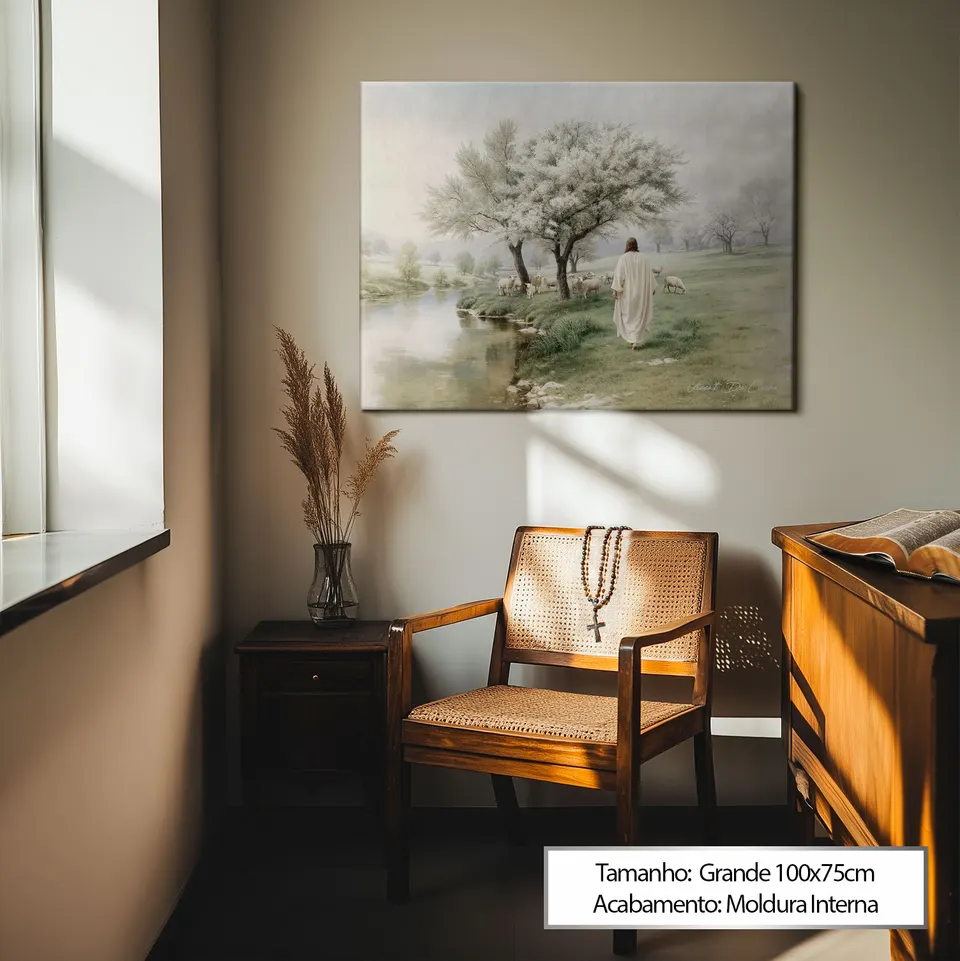 7102 Quadro O Pastor da Paz – Coleção Minimalista (46)