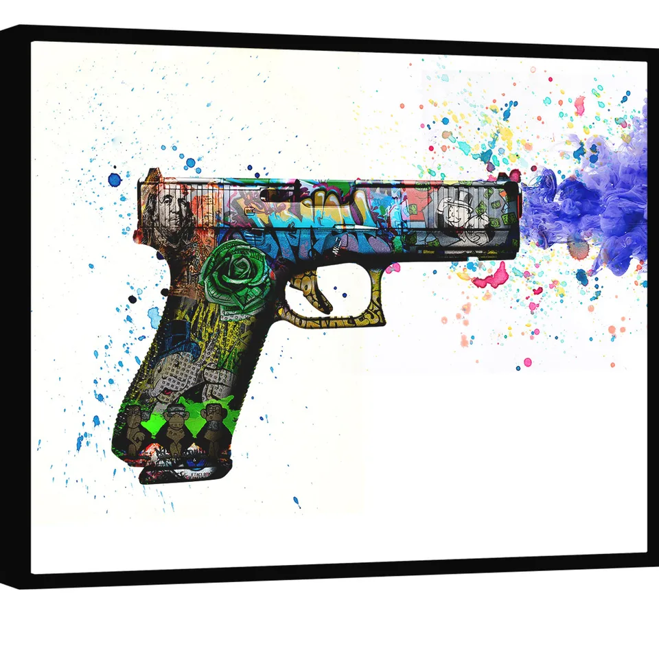 Quadro Glock Grafite CRAIG - Artista CRAIG | QuadrosDecorativos.com
