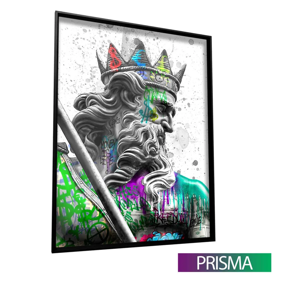 Quadro decorativo Poseidon Grafite Craig