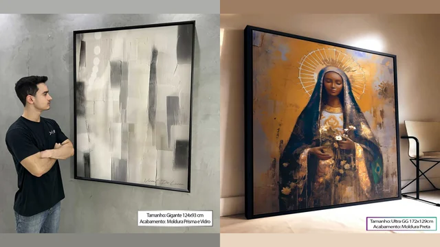 Quadros Minimalistas: Transforme sua casa com arte e sofisticação