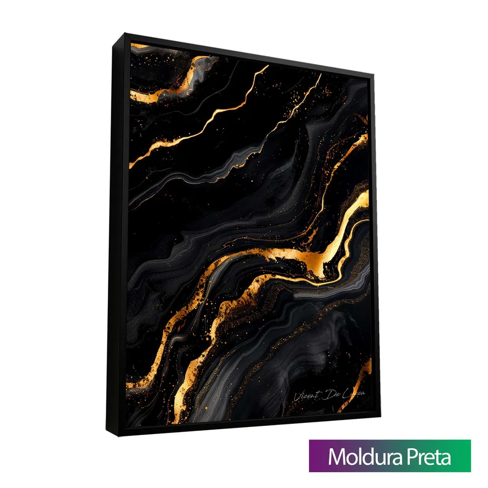 8943 Quadro Mármore Dourado no Preto (11)