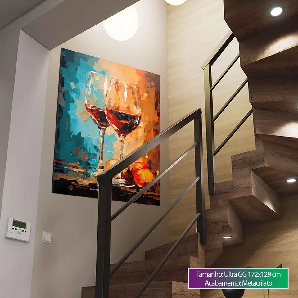 Quadro Belas Taças de Vinho, de Vicent de Lucca — foto 8