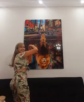 Quadro Mindset é Tudo na casa de Filó