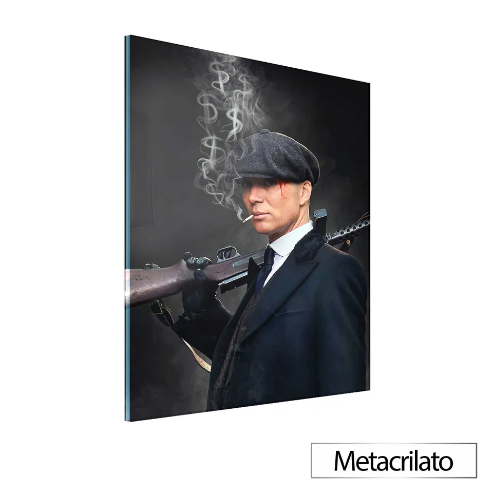 Quadro Blinders com acabamento em metacrilato