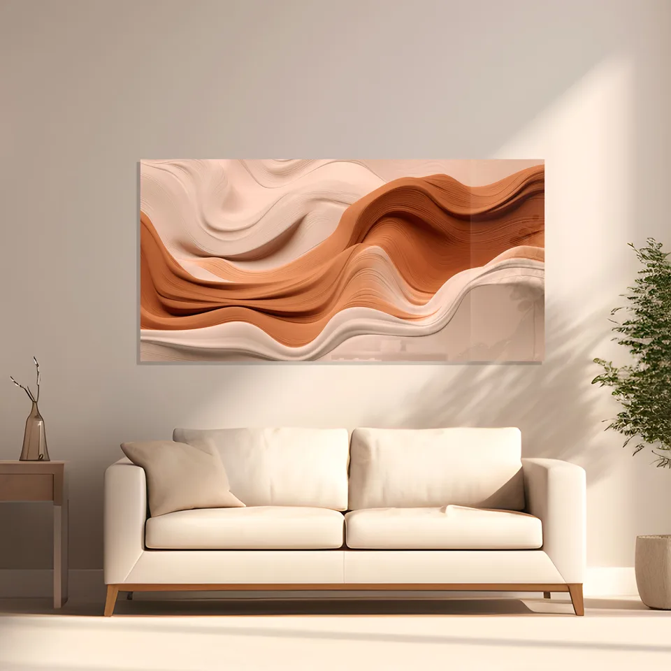 Quadro Boho Ondas Suaves