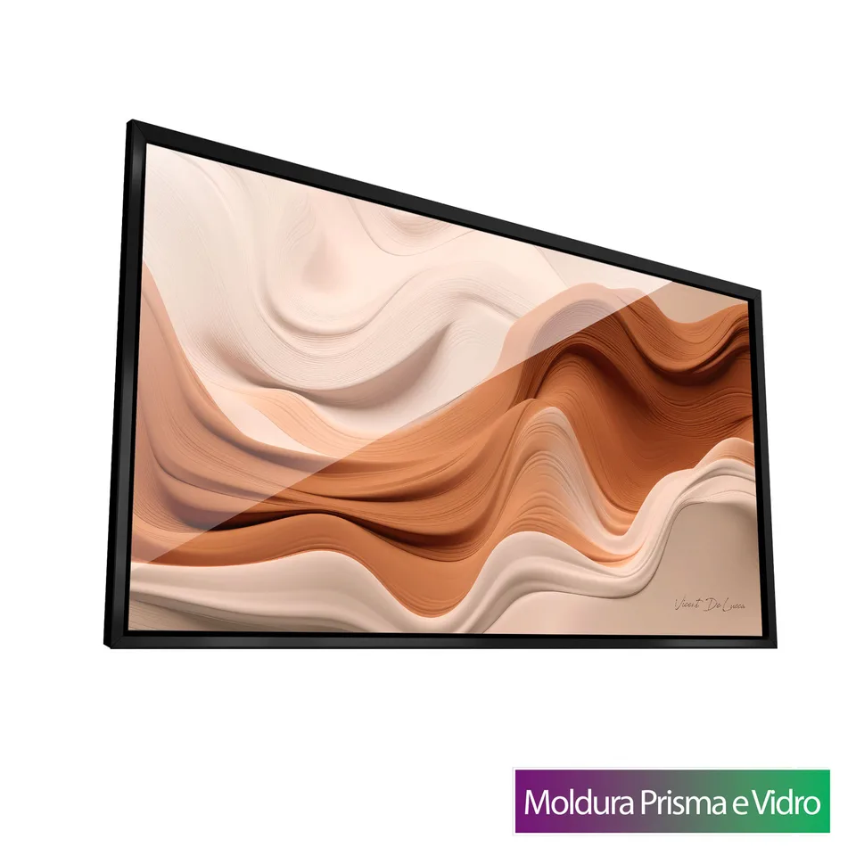 Quadro Boho Ondas Suaves