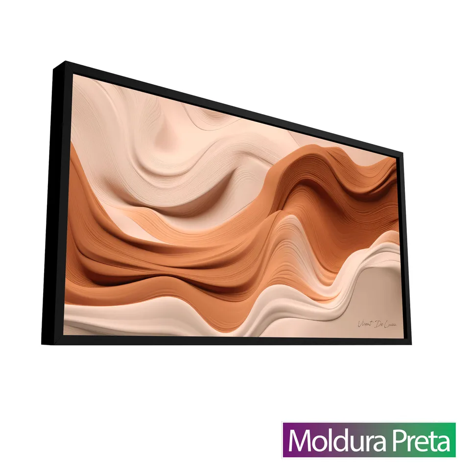 Quadro Boho Ondas Suaves