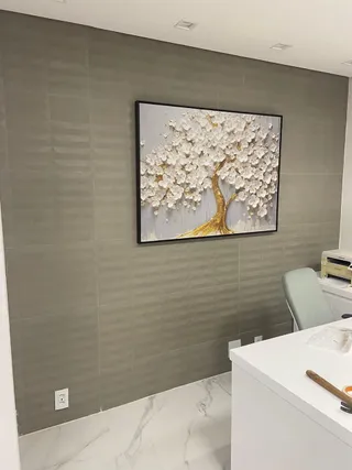 Quadro Árvore da Paz na casa de Maria Clara