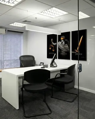 Quadro Justiça, Direito e Ordem 3 peças na casa de Pedro Henrique