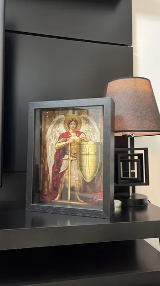 São Miguel Arcanjo Protetor na casa de Giuseppe
