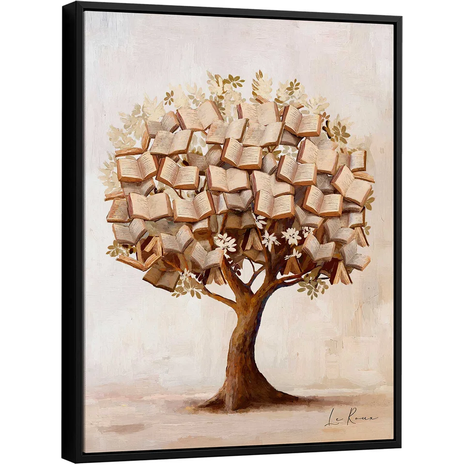 Quadro Florescendo Conhecimento - Escritório de Advocacia | QuadrosDecorativos.com