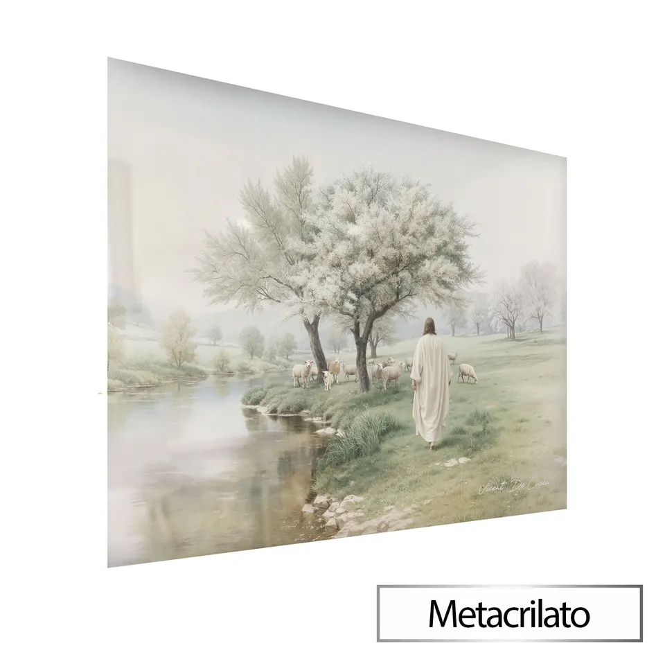 Quadro O Pastor da Paz – Coleção Minimalista