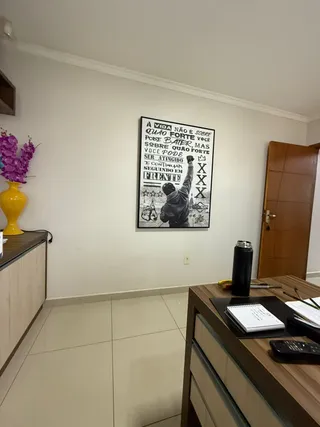 Quadro Rocky Balboa Grafite CRAIG na casa de Rodrigo Mainardi