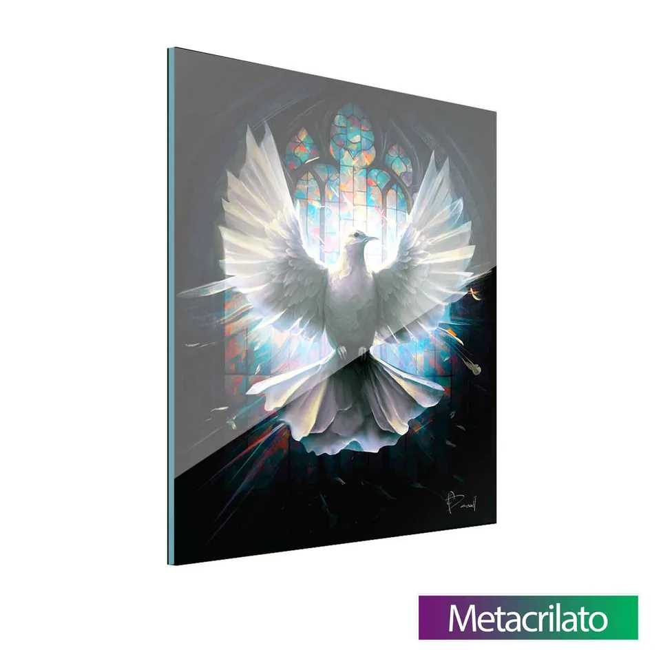 Quadro decorativo Pomba Sagrada