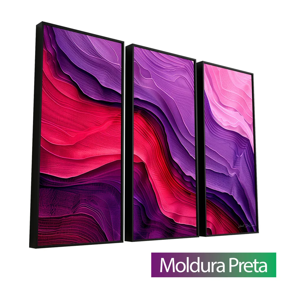 8941 Quadro Abstrato Mármore Encantado – 3 Peças (12)