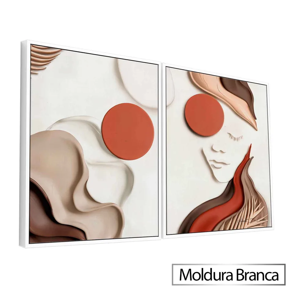 Quadro Beleza Boho 2 Peças
