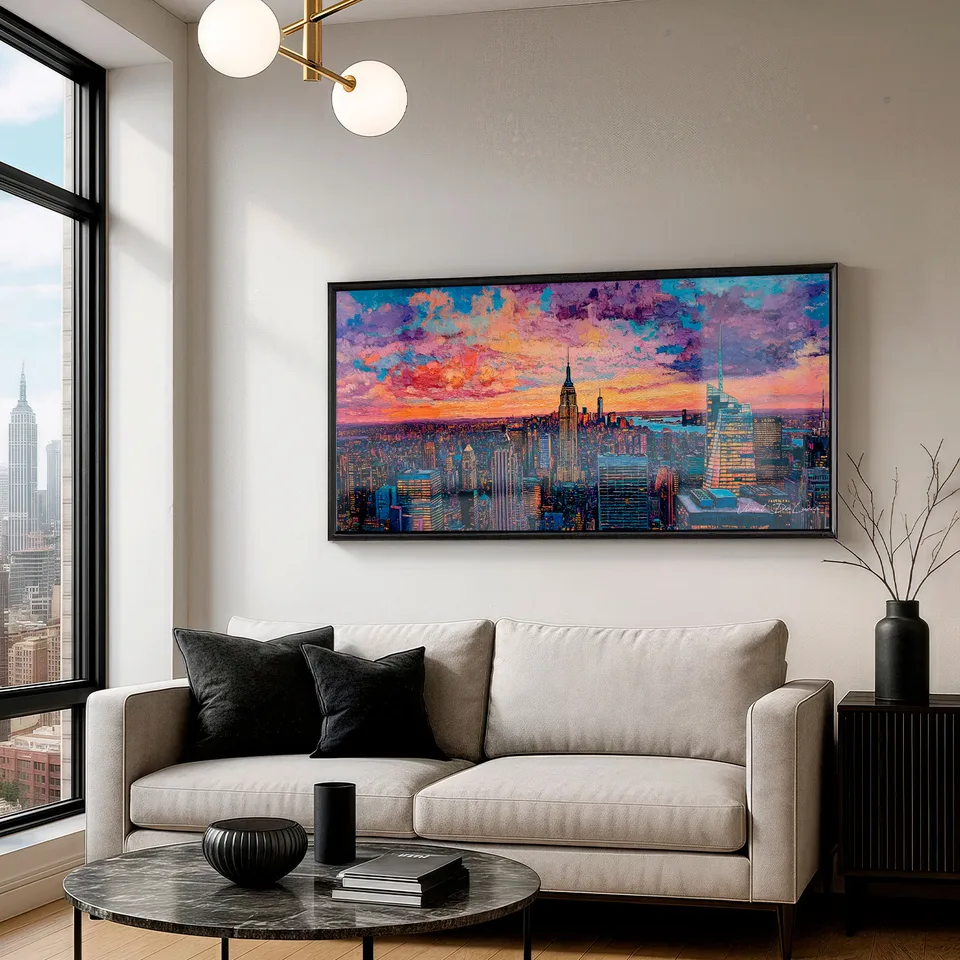 7081 Quadro Nova York ao Nascer do Sol (9)